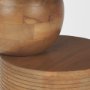 71418 - Stack Light Brown Wood Geometric Accent Table