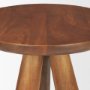 71419 - Mora Medium Brown Wood 3-Legged Accent Table