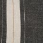 71431 - Cooper 20x20 Square Black w/ Cream Stripe Decorative Pillow Cover
