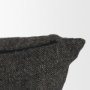 71431 - Cooper 20x20 Square Black w/ Cream Stripe Decorative Pillow Cover