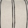 71438 - Liv 14x26 Lumbar Cream w/ Black Stripes Decorative Pillow Cover