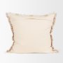 71442 - Fraye 22x22 Square Oatmeal Multi-Tone Blend Decorative Pillow Cover