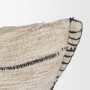 71447 - Lyle 20x20 Square Oatmeal w/ Black Stripes Decorative Pillow Cover