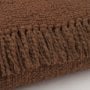 71456 - Kambal Mahogany Woven Cotton Throw Blanket