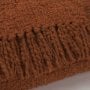 71457 - Kambal Copper Rust Woven Cotton Throw Blanket