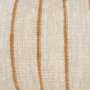 71462 - Merrick 14x26 Lumbar Natural Beige w/ Orange Stripes Decorative Pillow