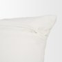 71465 - Levon 14x26 Lumbar Plush Cream w/ Orange Dashed Stripes Decorative Pillow Cover