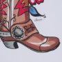 16110 - Wild West II by Mercana Studio Hand-Embellished Framed Artwork Matted under Glass