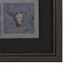 16139 - Forty-Eight by Natalia Boychenko-Tariq Hand-Embellished Textured Framed Artwork Matted under Glass