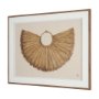 16143 - Papua Necklace I by Mercana Studio Hand-Embellished Textured Framed Artwork Matted under Glass