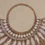16144 - Papua Necklace II by Mercana Studio Hand-Embellished Textured Framed Artwork Matted under Glass