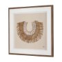 16145 - Papua Necklace III by Mercana Studio Hand-Embellished Textured Framed Artwork Matted under Glass