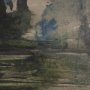 102756-FS - Dusk by Mercana Studio Hand-Embellished Textured Framed Canvas Artwork