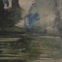 102757-FS - Twilight by Mercana Studio Hand-Embellished Textured Framed Canvas Artwork