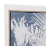 102766-FL - Palm Shadow I (Blue) by Mercana Studio Hand-Embellished Textured Framed Canvas Artwork