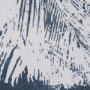 102767-FL - Palm Shadow II (Blue) by Mercana Studio Hand-Embellished Textured Framed Canvas Artwork