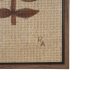 102773-FL - Folk Flowers by Mercana Studio Hand-Embellished Textured Framed Canvas Artwork