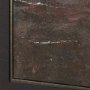102783-FL - Crescent Sunset I by Mercana Studio Hand-Embellished Textured Framed Canvas Artwork