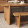 71241 - Rowan Light Brown Oak Wood Bench