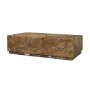 71205 - Matteo Solid Rainforest Rust Marble Rectangular Coffee Table