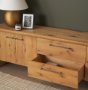 71230 - Belford 94" Light Brown Oak Wood Media Console