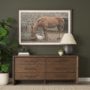 71238 - Belford 6-Drawer Dark Brown Oak Wood Dresser