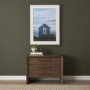 16155 - Breezy Blue Escape by Lotte Gronkjaer FramedPhoto Print Matted under Glass
