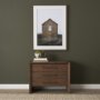 16156 - Beach Hut by Lotte Gronkjaer FramedPhoto Print Matted under Glass