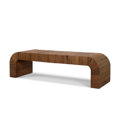 71403 - Denton Medium Brown Relcaimed Wood Bench