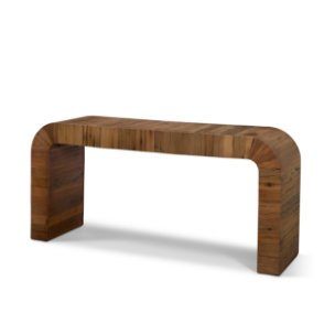 Denton Medium Brown Relcaimed Wood Console Table