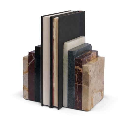 71478 - Corte Mixed Marble Stacked Bookends