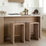 69193 - Aida 26" Seat Height Light Brown Wood Counter Stool