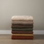 71457 - Kambal Copper Rust Woven Cotton Throw Blanket