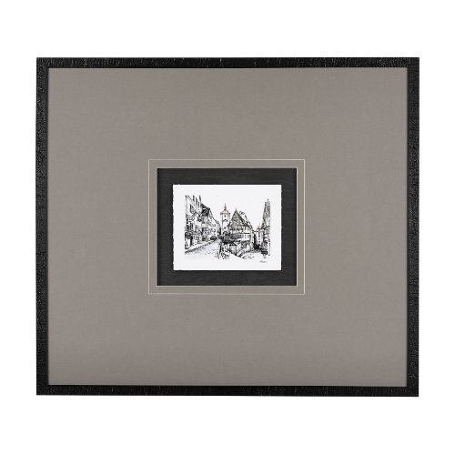 14453 - Travel memories I by Natalia a Framed Art Print Matted under Glass
