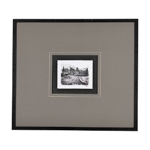 Travel memories II by Natalia a Framed Art Print Matted under Glass