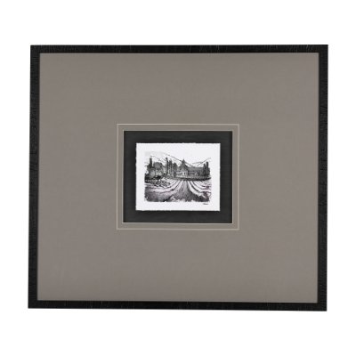 14454 - Travel memories II by Natalia a Framed Art Print Matted under Glass