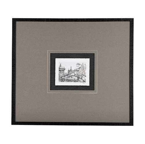 14455 - Travel memories III by Natalia a Framed Art Print Matted under Glass