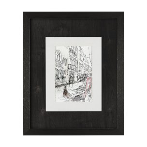Travel memories V by Natalia a Framed Art Print Matted under Glass
