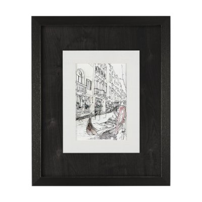 14457 - Travel memories V by Natalia a Framed Art Print Matted under Glass