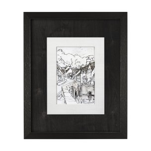 Travel memories VI by Natalia a Framed Art Print Matted under Glass