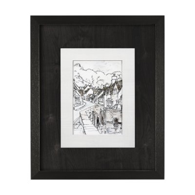 14458 - Travel memories VI by Natalia a Framed Art Print Matted under Glass