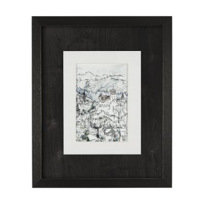 14459 - Travel memories VII by Natalia a Framed Art Print Matted under Glass