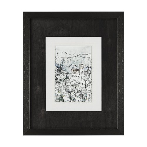 14459 - Travel memories VII by Natalia a Framed Art Print Matted under Glass