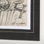 14711 - Fireside I by Mercana Studio a Hand Embellished Textured Framed Art Print Matted under Glass