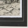 14712 - Fireside II by Mercana Studio a Hand Embellished Textured Framed Art Print Matted under Glass