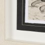 14713 - Fireside III by Mercana Studio a Hand Embellished Textured Framed Art Print Matted under Glass