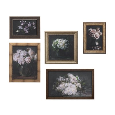 14181 - Still Life Flowers I by Mercana Studio a Hand Embellished Textured Framed Art Print