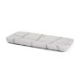 71490 - Tratto Rectangular White Marble Decorative Tray
