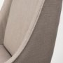 68588 - Kensington 27.5" Seat Height Beige Fabric Seat Brown Wood Frame Counter Stool
