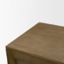 71312 - Suri Mid Brown Wood w/ Glass 4-Door Closed Sideboard